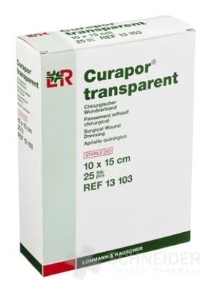 CURAPOR KRYTIE NA RANY TRANSPARENT 10x15 cm