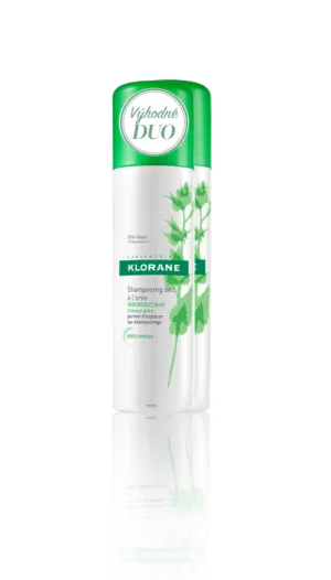 Klorane suchý šampón s výťažkom zo žihľavy 2x150ml