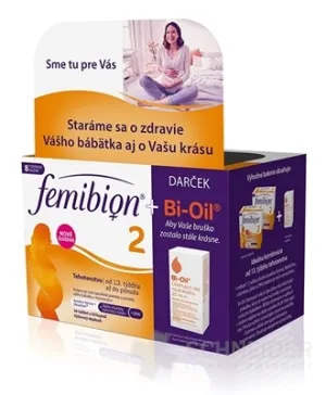 Femibion 2 Kys. listová a Metafolin + DHA + VIT.D3
