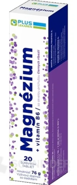 PLUS LEKÁREŇ Magnézium + vitamín B6
