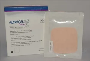 AQUACEL Ag foam Hydrofiber krytie na rany