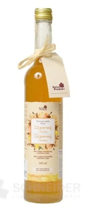 NaturProdukt Sirup Zázvorový s medom