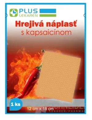 PLUS LEKÁREŇ HREJIVÁ NÁPLASŤ s kapsaicínom