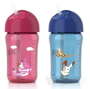 AVENT HRNČEK 340 ml (0% BPA) + slámka