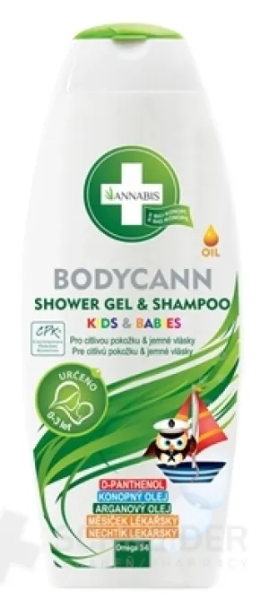 ANNABIS BODYCANN SHOWER GEL&SHAMPOO KIDS&BABIES