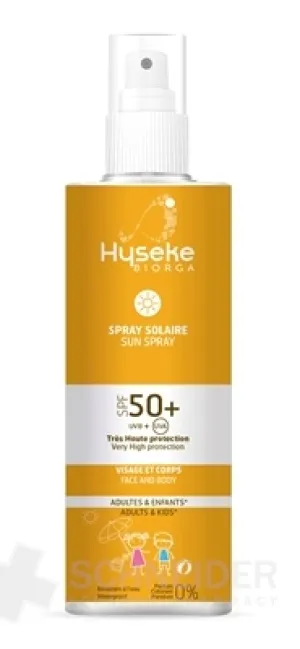 Hyseke BIORGA Sprej na opaľovanie SPF50+