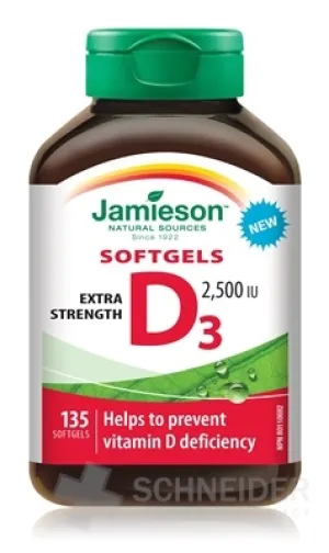 JAMIESON VITAMÍN D3 2500 IU