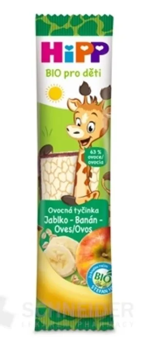 HiPP BIO Ovocná tyčinka Jablko-Banán-Ovos
