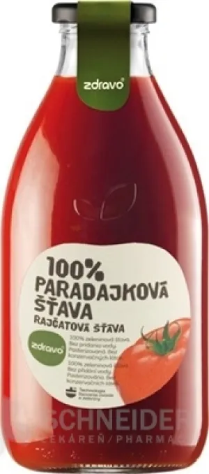 zdravo 100% PARADAJKOVÁ ŠŤAVA