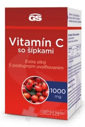 GS Vitamín C 1000 mg so šípkami