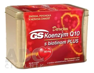 GS Koenzým Q10 Plus 60mg, cps. 60+60 darček 2019