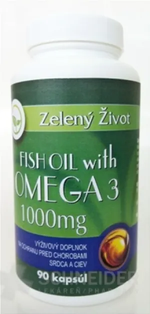 Zelený Život FISH OIL s OMEGA 3 1000 mg