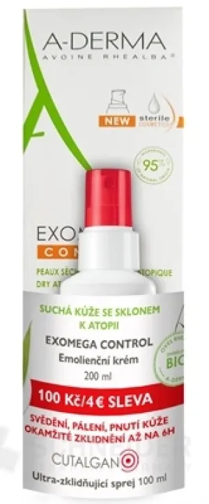 A-DERMA EXOMEGA CONTROL CREME EMOLLIENTE (Akcia)