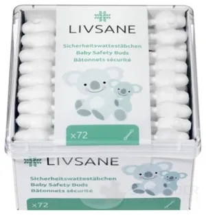 LIVSANE Bezpečnostné vatové tyčinky