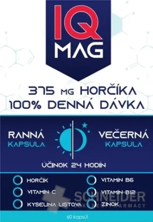 NaturProdukt IQ MAG Horčík 375 mg
