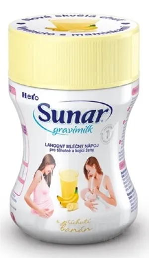 Sunar Gravimilk s príchuťou banán