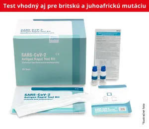 Antigénový test vhodný aj na delta a omicron mutáciu, pre školákov zo špičky nosa