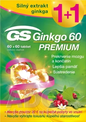 GS Ginkgo 60 Premium tbl. 60 + 60