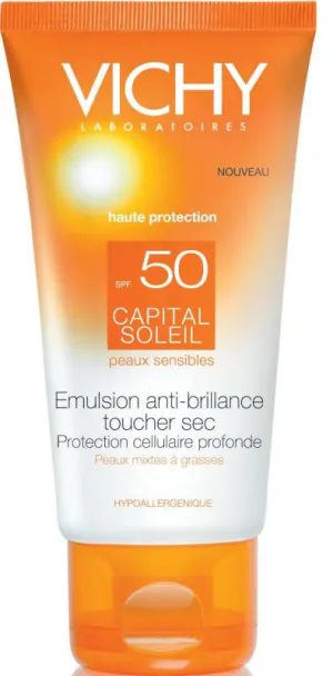 Vichy Capital Soleil SPF 50 zmatňujúca emulzia na tvár