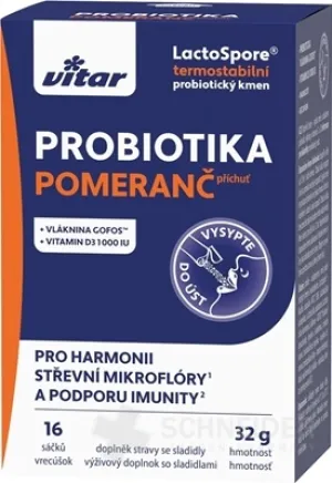VITAR PROBIOTIKA + vláknina + vitamíny C a D3
