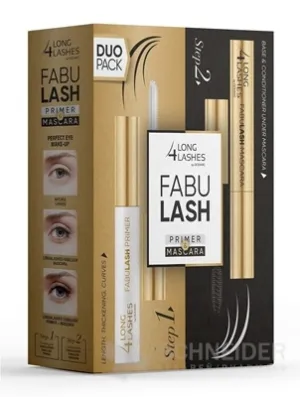 LONG 4 LASHES FABULASH PRIMER & MASCARA
