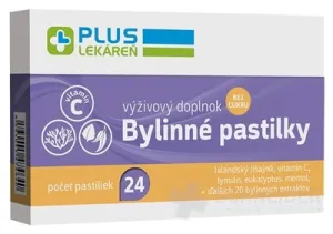 PLUS LEKÁREŇ Bylinné pastilky Bez cukru
