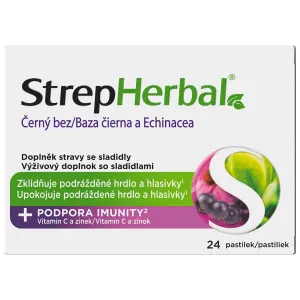 StrepHerbal Baza čierna a Echinacea