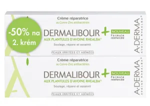 A-Derma Dermalibour+ reparačný krém 2x50ml