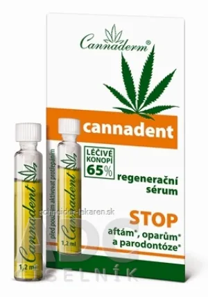 Cannaderm CANNADENT regeneračné sérum