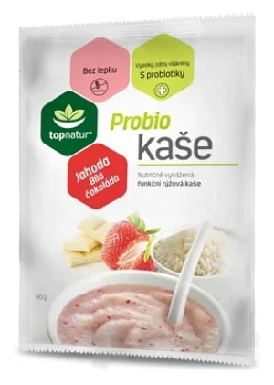 topnatur Probio KAŠA Jahoda a biela čokolada