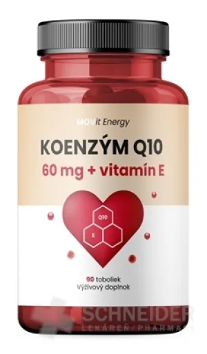 MOVit Koenzým Q10 60 mg + vitamín E