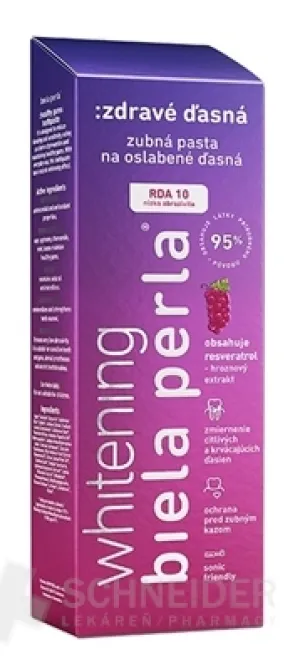 Biela perla Zdravé ďasná whitening