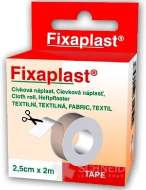 FIXAplast Cievková náplasť 2,5cm x 2m