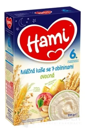 Hami mliečna kaša so 7 obilninami ovocná