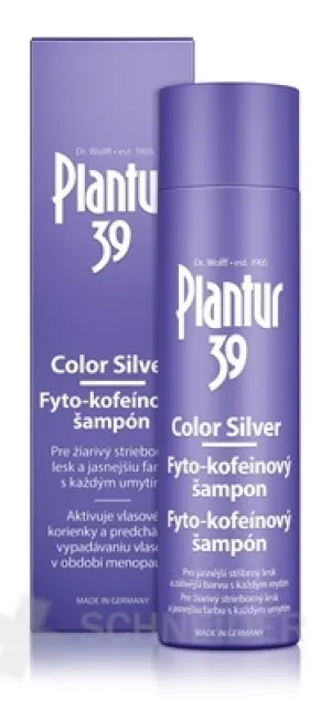 Plantur 39 Color Silver Fyto-kofeínový šampón