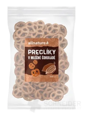 Allnature PRACLÍKY V MLIEČNEJ ČOKOLÁDE