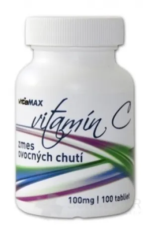 VITAMAX VITAMÍN C 100MG OVOCNA ZMES