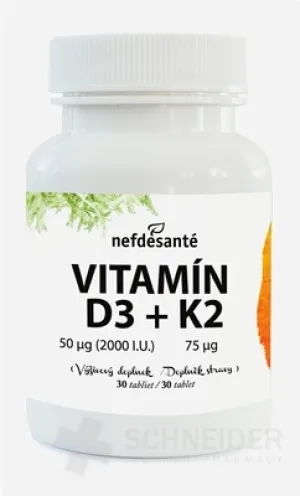 nefdesanté VITAMÍN D3 + K2
