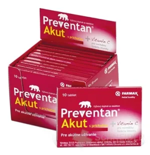 FARMAX Preventan Akut s novou príchuťou, box