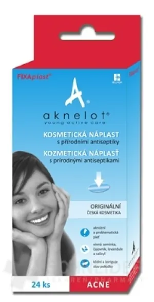 FIXAplast ACNE náplasť s prírodnými antiseptikami