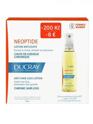 Ducray Neoptide Roztok proti vypadávaniu vlasov pre ženy 3x30ml