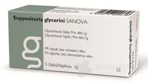 SUPPOSITORIA GLYCERINI SANOVA pre deti 1g
