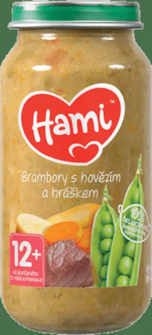Hami príkrm Zemiaky s hovädzím a hráškom