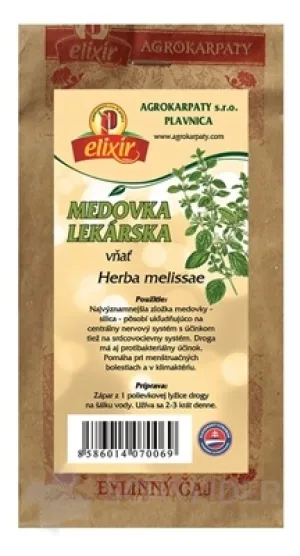 AGROKARPATY MEDOVKA LEKÁRSKA vňať