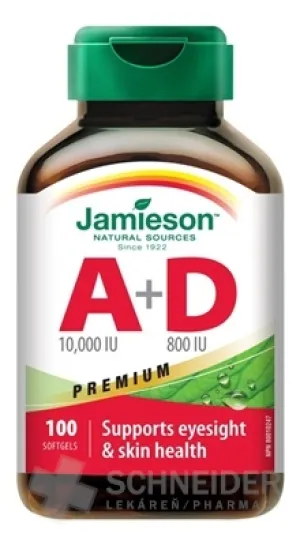 JAMIESON VITAMÍN A + D PREMIUM