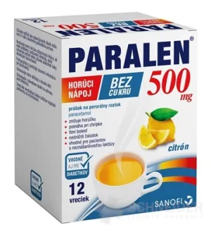 PARALEN horúci nápoj bez cukru 500 mg