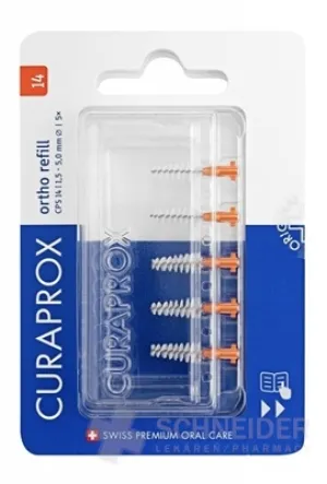 CURAPROX CPS 14 ortho refill oranžová