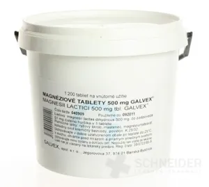 Magnesii lactas Galvex 500 mg