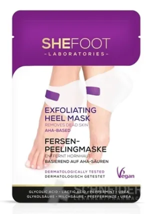 SheFoot EXFOLIAČNÁ MASKA na päty