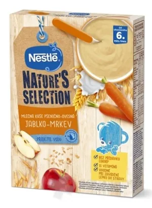 Nestlé Mliečna kaša PŠENIČNO-OVSENÁ Jablko-mrkva